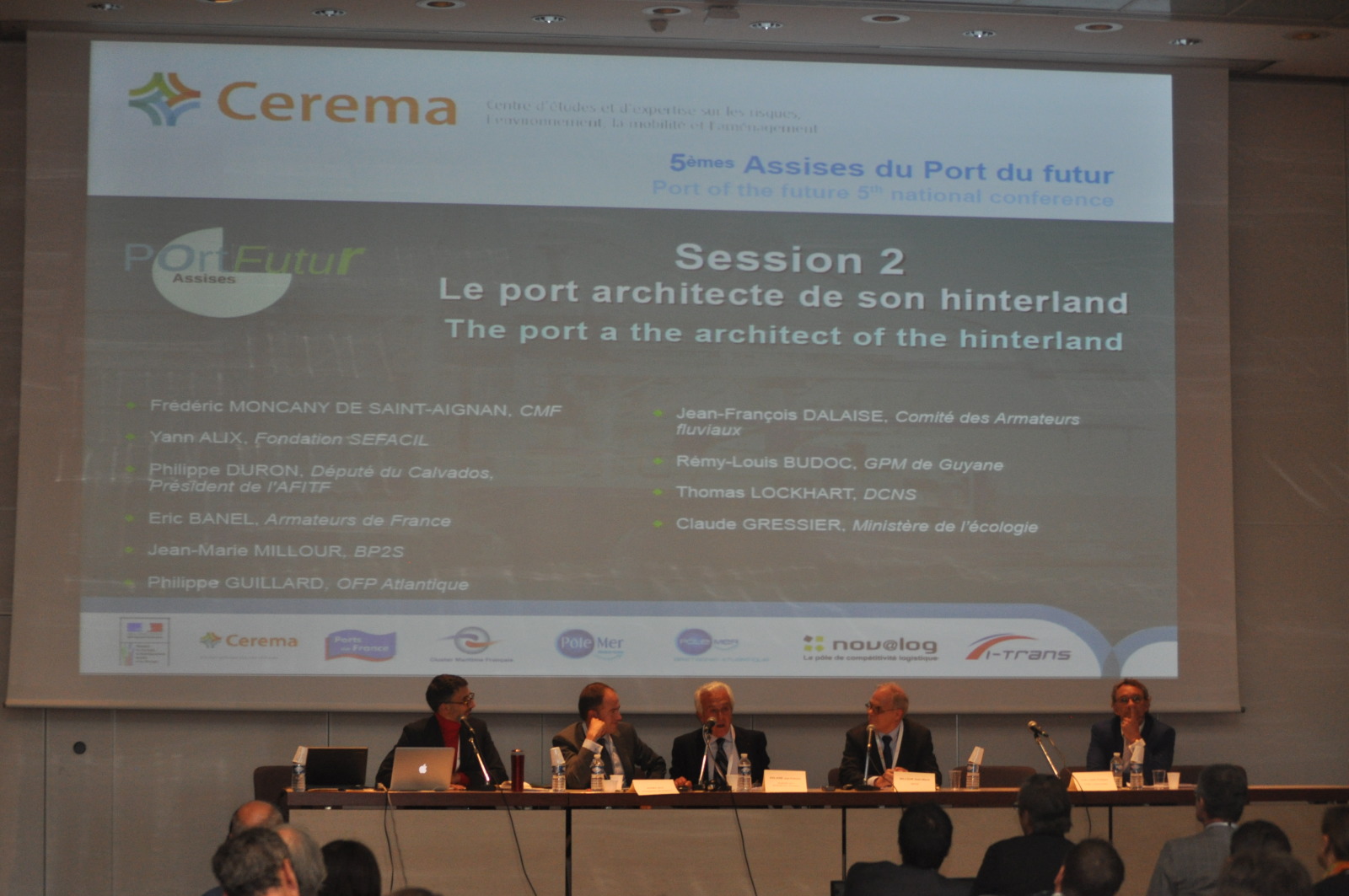 intervenants table ronde Assises port du futur 2015