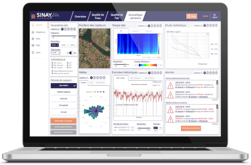 copie écran ordinateur portable plateforme SINAY