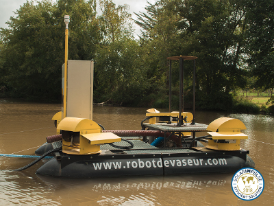 Robot dévaseur par Environmental Sediment Treatment