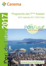 Page de couverture du programme du Port du futur 2017