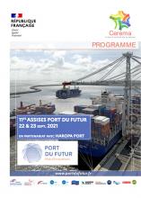 page de couverture du programme du Port du futur 2021